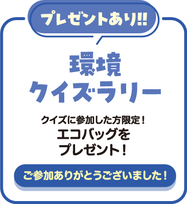 環境クイズラリー